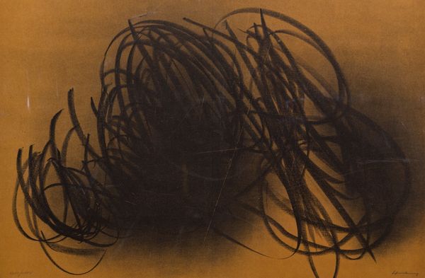 ,HANS HARTUNG : senza titolo  - Asta Arte Moderna e Contemporanea - Associazione Nazionale - Case d'Asta italiane