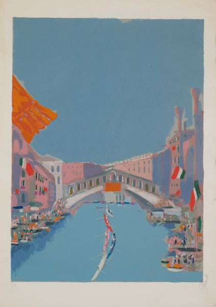 ,RENATO BORSATO : Ponte di Rialto  - Asta Arte Moderna e Contemporanea - Associazione Nazionale - Case d'Asta italiane