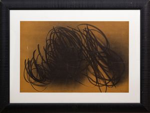 ,HANS HARTUNG : senza titolo  - Asta Arte Moderna e Contemporanea - Associazione Nazionale - Case d'Asta italiane