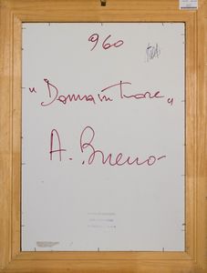 ,ANTONIO BUENO : Donna in fiore  - Asta Arte Moderna e Contemporanea - Associazione Nazionale - Case d'Asta italiane