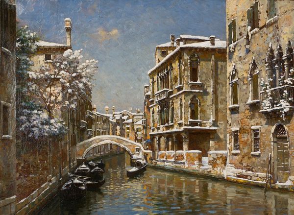 ,LUIGI LANZA : Neve a Venezia  - Asta Grafica e Multipli d'Autore - Associazione Nazionale - Case d'Asta italiane