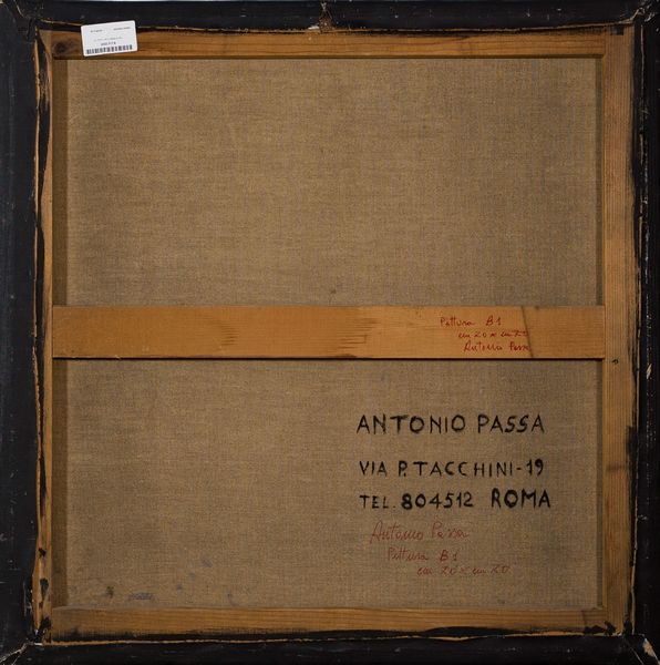 ,ANTONIO PASSA : Pittura B1  - Asta Grafica e Multipli d'Autore - Associazione Nazionale - Case d'Asta italiane