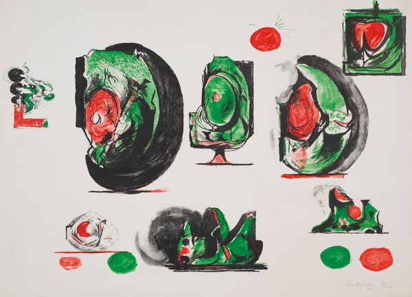 ,GRAHAM SUTHERLAND : senza titolo  - Asta Grafica e Multipli d'Autore - Associazione Nazionale - Case d'Asta italiane