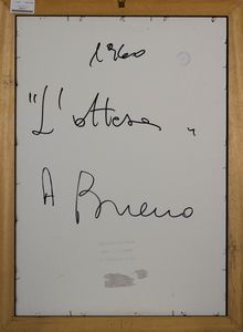 ,ANTONIO BUENO : L'attesa  - Asta Grafica e Multipli d'Autore - Associazione Nazionale - Case d'Asta italiane