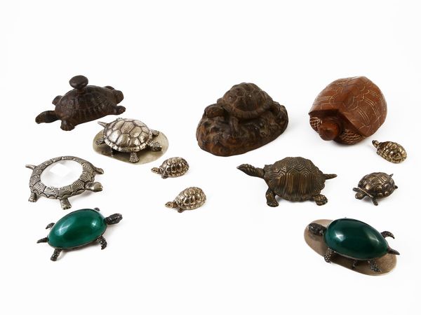 Collezione di tartarughe  - Asta L'Arte di Arredare - Associazione Nazionale - Case d'Asta italiane