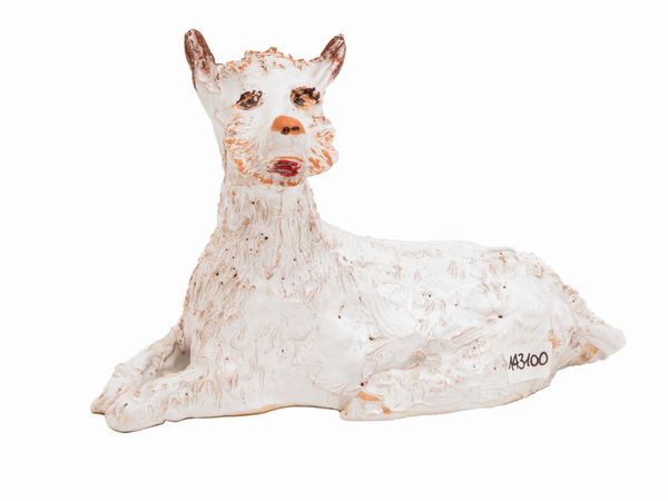 Claudio Parigi : Fox terrier  - Asta L'Arte di Arredare - Associazione Nazionale - Case d'Asta italiane