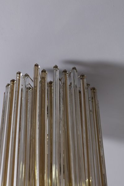 VENINI PAOLO (1895 - 1959) : Lampada a sospensione Trilobo per Venini  - Asta Asta 371 | DESIGN E ARTI DECORATIVE DEL NOVECENTO Online - Associazione Nazionale - Case d'Asta italiane