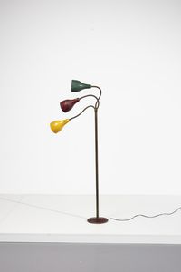 OSTUNI ANGELO : Lampada da terra per Oluce  - Asta Asta 371 | DESIGN E ARTI DECORATIVE DEL NOVECENTO Online - Associazione Nazionale - Case d'Asta italiane