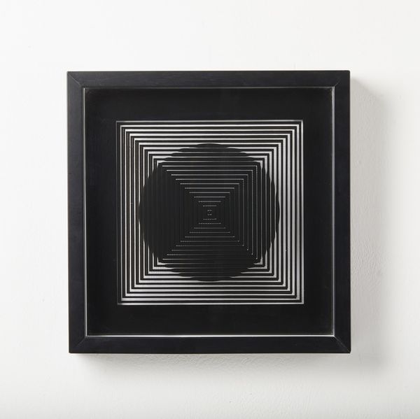 VASARELY VICTOR (1906 - 1997) : Senza titolo (Composizione cinetica, quadrato).  - Asta Asta 372 | ARTE MODERNA E CONTEMPORANEA Virtuale - Associazione Nazionale - Case d'Asta italiane