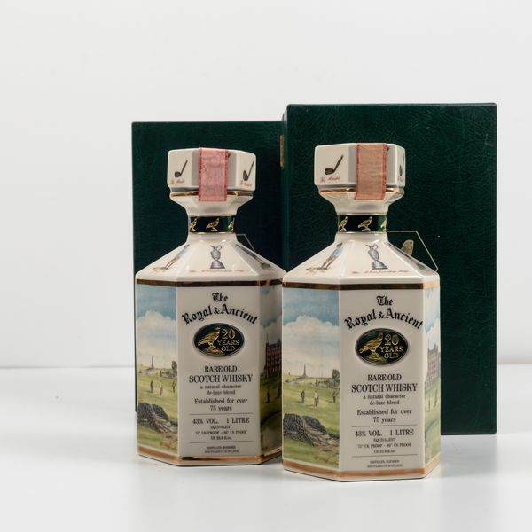 The Royal & Ancient, Rare Old Scotch Whisky 20 years old  - Asta Spirito del tempo  - Associazione Nazionale - Case d'Asta italiane