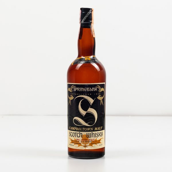 J. & A. Mitchell & Co. Ltd., Springbank Campbeltown Malt Scotch Whisky over 5 years old  - Asta Spirito del tempo  - Associazione Nazionale - Case d'Asta italiane