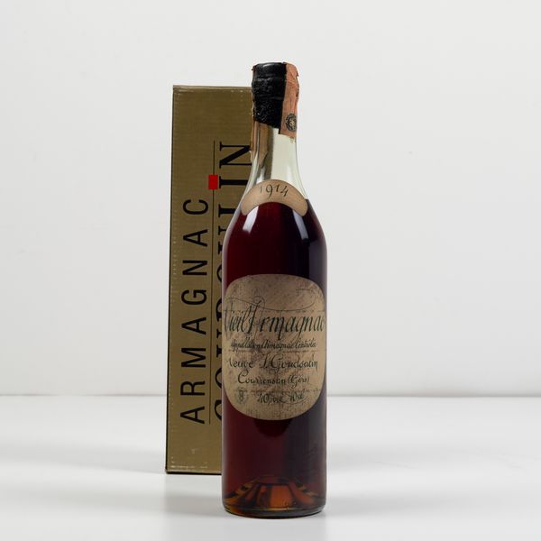 Veuve J. Goudoulin, Vieil Armagnac  - Asta Spirito del tempo  - Associazione Nazionale - Case d'Asta italiane