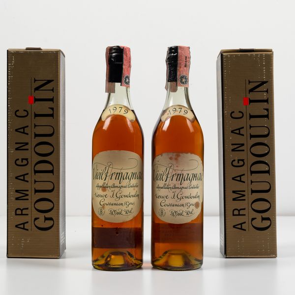 Veuve J. Goudoulin, Vieil Armagnac  - Asta Spirito del tempo  - Associazione Nazionale - Case d'Asta italiane