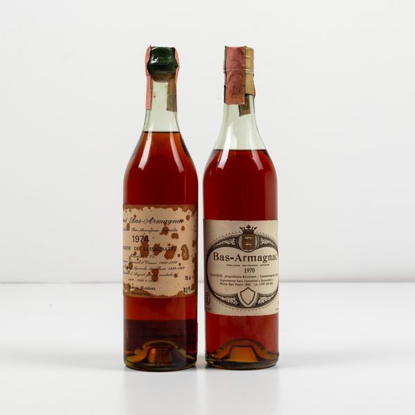 Domaine de Lassaubatju Francis Blondeau, Grand Bas Armagnac<BR>Domaine Baraillon Paul Claverie,	Bas Armagnac  - Asta Spirito del tempo  - Associazione Nazionale - Case d'Asta italiane