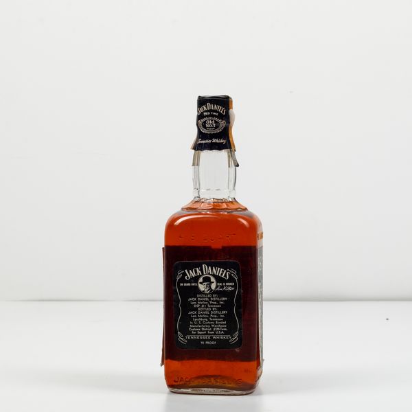 Jack Daniel's, Tennesse Whiskey Old No. 7  - Asta Spirito del tempo  - Associazione Nazionale - Case d'Asta italiane