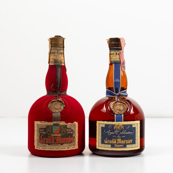 Grand Marnier, Royal Celebration<BR>Grand Marnier, Triple Orange  - Asta Spirito del tempo  - Associazione Nazionale - Case d'Asta italiane