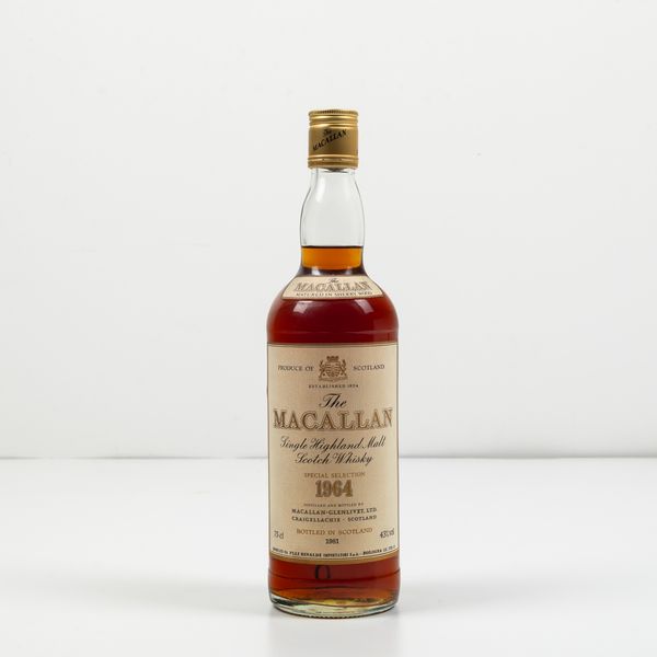 Macallan, Single Highland Malt Scotch Whisky  - Asta Spirito del tempo  - Associazione Nazionale - Case d'Asta italiane