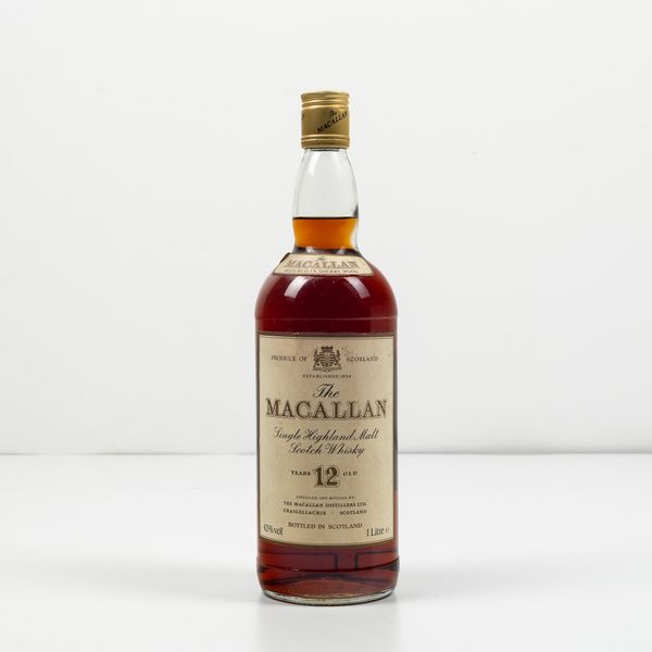 Macallan, Single Highland Malt Scotch Whisky 12 years old  - Asta Spirito del tempo  - Associazione Nazionale - Case d'Asta italiane