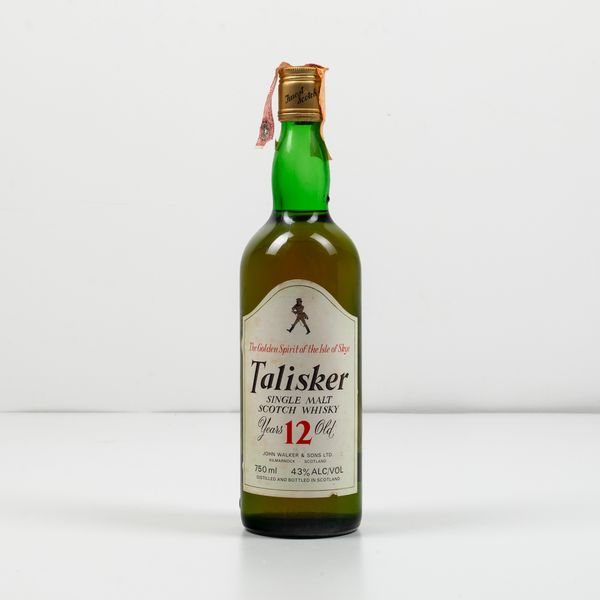 Talisker, Single Malt Scotch Whisky 12 years old  - Asta Spirito del tempo  - Associazione Nazionale - Case d'Asta italiane