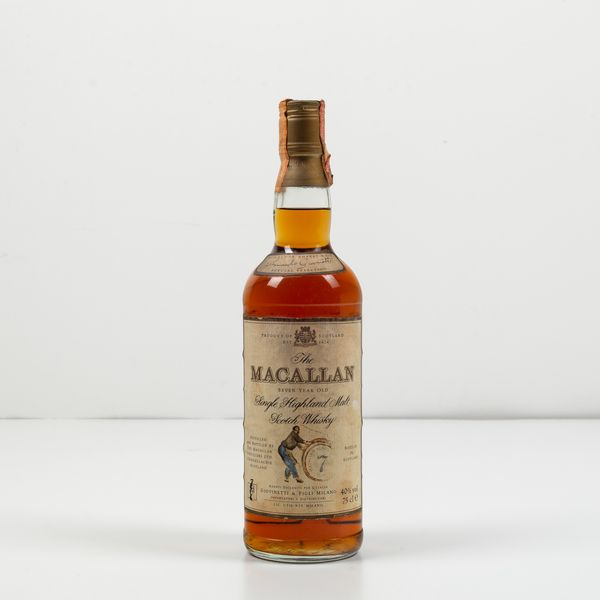 Macallan, Single Highland Malt Scotch Whisky 7 years old  - Asta Spirito del tempo  - Associazione Nazionale - Case d'Asta italiane