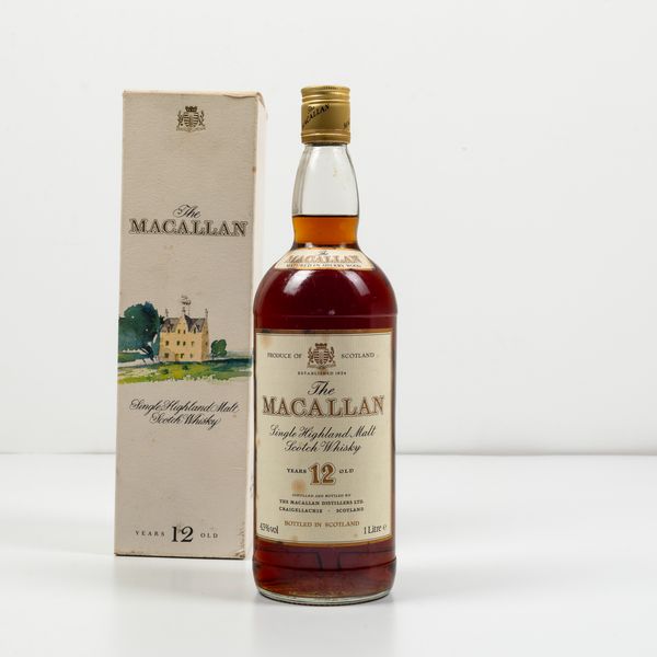 Macallan, Single Highland Malt Scotch Whisky 12 years old  - Asta Spirito del tempo  - Associazione Nazionale - Case d'Asta italiane