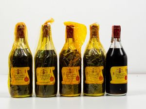 Sanchez Romate, Brandy Gran Reserva Cardenal Mendoza 5 bts - 1 OC Cardenal Mendoza Romate Gran reserve 75 cl 45 imp Bellini anni 70  - Asta Spirito del tempo  - Associazione Nazionale - Case d'Asta italiane