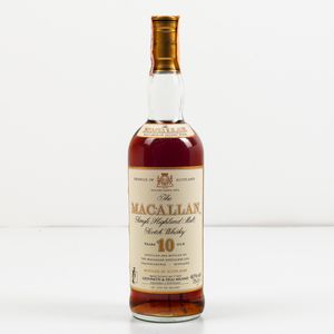 Macallan, Single Highland Malt Scotch Whisky 10 years old  - Asta Spirito del tempo  - Associazione Nazionale - Case d'Asta italiane