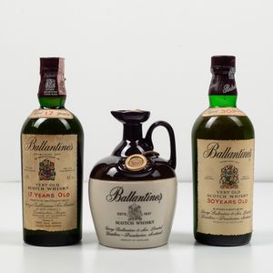 Ballantine's, Very Old Scotch Whisky 17 years old<BR>Ballantine's, Very Old Scotch Whisky 30 years old<BR>Ballantine's, Scotch Whisky  - Asta Spirito del tempo  - Associazione Nazionale - Case d'Asta italiane