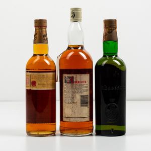 White Horse Distillers, Scotch Whisky<BR>Aberlour Glenlivet, Single Highland Malt Scotch Whisky 12 years old<BR>Ambassador Deluxe, Scotch Whisky 8 years old<BR>  - Asta Spirito del tempo  - Associazione Nazionale - Case d'Asta italiane