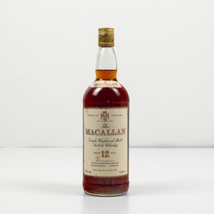 Macallan, Single Highland Malt Scotch Whisky 12 years old  - Asta Spirito del tempo  - Associazione Nazionale - Case d'Asta italiane