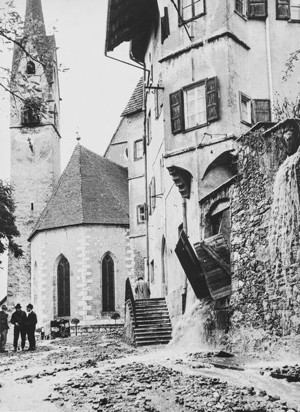 Emilio Fabio Simion : Senza titolo ; Alluvione, Primiero  - Asta Fotografia - Associazione Nazionale - Case d'Asta italiane