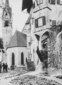 Emilio Fabio Simion : Senza titolo ; Alluvione, Primiero  - Asta Fotografia - Associazione Nazionale - Case d'Asta italiane