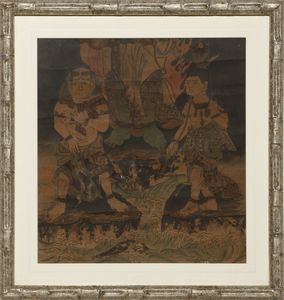 Arte Cinese : Gruppo di cinque dipinti Cina e Giappone, XX secolo  - Asta Asta 373 | ARTE ORIENTALE E ISLAMICA - ARTE ORIENALE E WUNDERKAMMER Online - Associazione Nazionale - Case d'Asta italiane