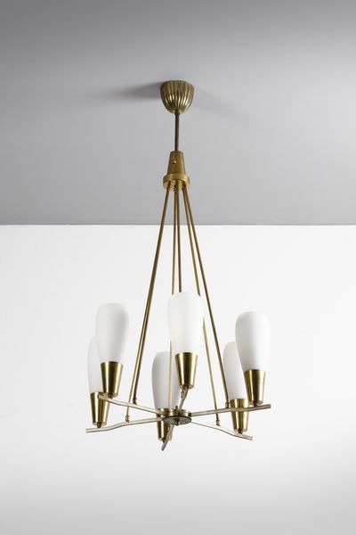 MANIFATTURA ITALIANA : Lampada a sospensione  - Asta Asta 374 | DESIGN E ARTI DECORATIVE DEL NOVECENTO Virtuale - Associazione Nazionale - Case d'Asta italiane