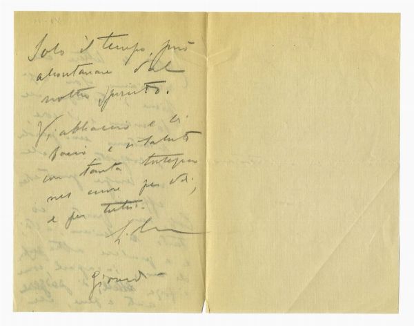 ELEONORA DUSE : 4 lettere autografe firmate o siglate inviate a Gertrude von Huegelal.  - Asta 	Libri, autografi e manoscritti - Associazione Nazionale - Case d'Asta italiane