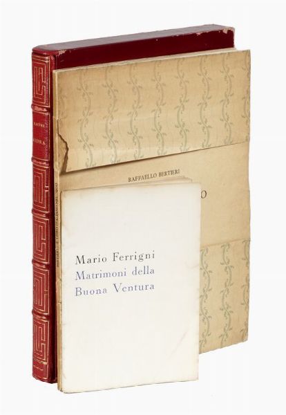 RAFFAELLO BERTIERI : Il libro italiano del Novecento. Con 52 riproduzioni alcune delle quali a colori.  - Asta 	Libri, autografi e manoscritti - Associazione Nazionale - Case d'Asta italiane