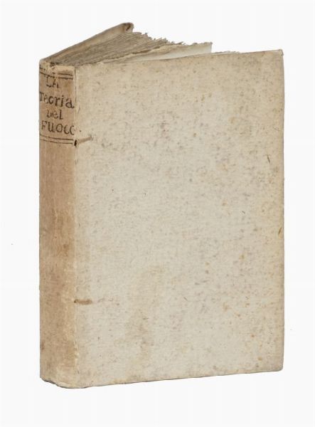 ANTONIO MARIA BORGOGNINI : La teoria del fuoco [...]. Poema in verso sciolto diviso in tre parti, colle annotazioni, e rami allusivi d'un filosofo amico dell'autore.  - Asta 	Libri, autografi e manoscritti - Associazione Nazionale - Case d'Asta italiane