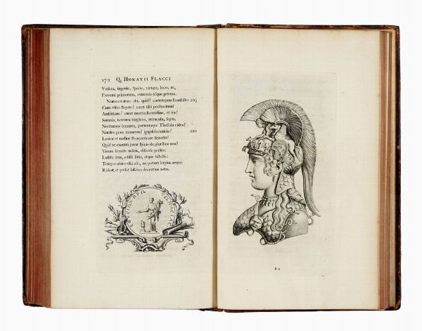 QUINTUS HORATIUS FLACCUS : Opera. Vol. I (-II).  - Asta 	Libri, autografi e manoscritti - Associazione Nazionale - Case d'Asta italiane