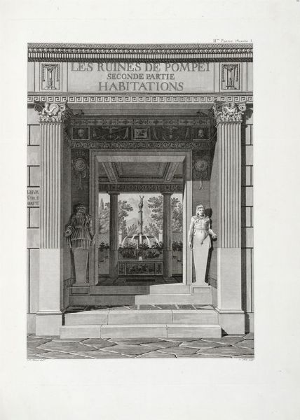 FRANCOIS MAZOIS : Les ruines de Pompei. Premire [-troisime] partie.  - Asta 	Libri, autografi e manoscritti - Associazione Nazionale - Case d'Asta italiane