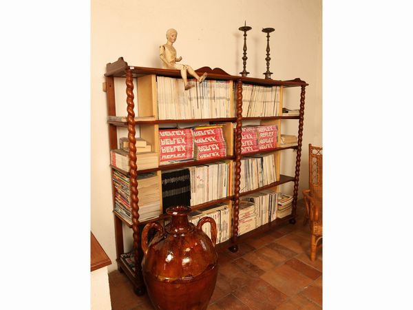 Grande etagere libreria in ciliegio  - Asta Arredi e dipinti da un antico palazzo marchigiano - Associazione Nazionale - Case d'Asta italiane