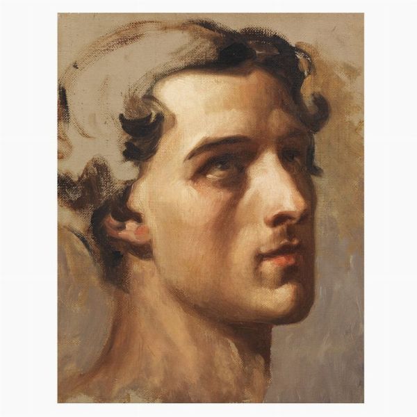 Attribuito a Jean-Hippolyte Flandrin  - Asta ARCADE | Dipinti dal XV al XVIII secolo - Associazione Nazionale - Case d'Asta italiane