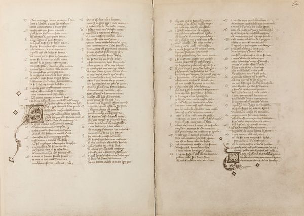 DANTE ALIGHIERI : La Commedia col commento di Jacopo della Lana dal Codice francofortese Arci-b  - Asta L'arte di riprodurre codici - Associazione Nazionale - Case d'Asta italiane