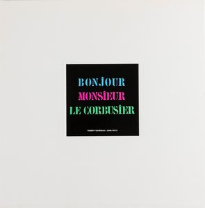 Robert Doisneau : Bonjour Monsieur Le Corbusier  - Asta Fotografia - Associazione Nazionale - Case d'Asta italiane