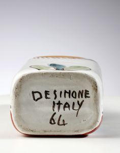 DE SIMONE  GIOVANNI  (1930 - 1991) : Coppia di bottiglie  - Asta Asta 376 | VETRI DI MURANO E DEL XX SECOLO E CERAMICHE - VETRI DI MURANO E FRANCESI, CERAMICHE Virtuale - Associazione Nazionale - Case d'Asta italiane