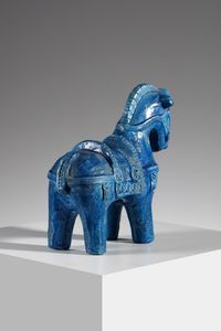 LONDI ALDO (1911 - 2003) : Cavallo per Bitossi  - Asta Asta 376 | VETRI DI MURANO E DEL XX SECOLO E CERAMICHE - VETRI DI MURANO E FRANCESI, CERAMICHE Virtuale - Associazione Nazionale - Case d'Asta italiane