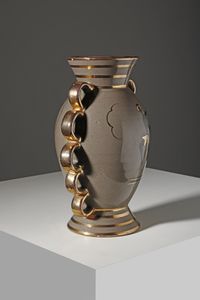 MANIFATTURA ITALIANA : Vaso  - Asta Asta 376 | VETRI DI MURANO E DEL XX SECOLO E CERAMICHE - VETRI DI MURANO E FRANCESI, CERAMICHE Virtuale - Associazione Nazionale - Case d'Asta italiane