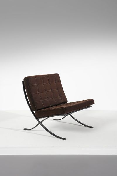 MIES VAN DER ROHE LUDWIG (1886 - 1969) : Poltrona Barcelona per Knoll  - Asta Asta 378 | DESIGN E ARTI DECORATIVE DEL NOVECENTO - DESIGN Online - Associazione Nazionale - Case d'Asta italiane