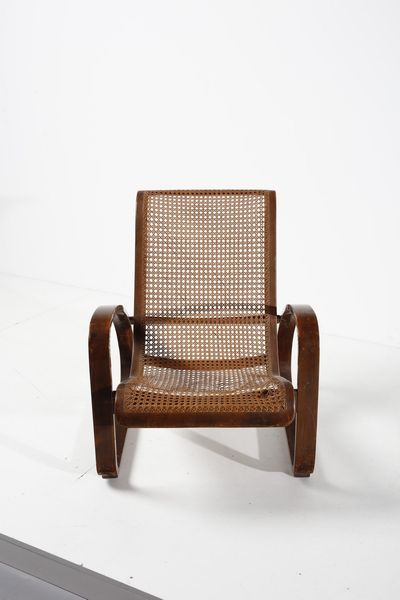 THONET, VIENNA : attribuito. Poltrona  - Asta Asta 378 | DESIGN E ARTI DECORATIVE DEL NOVECENTO - DESIGN Online - Associazione Nazionale - Case d'Asta italiane