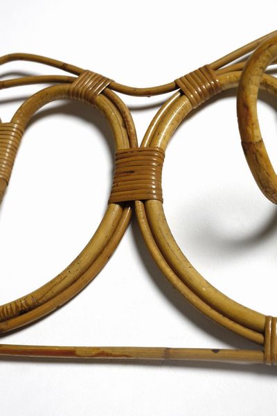 FRANCO ALBINI & FRANCA HELG : Coppia di appendiabiti per Bonacina  - Asta Asta 378 | DESIGN E ARTI DECORATIVE DEL NOVECENTO - DESIGN Online - Associazione Nazionale - Case d'Asta italiane