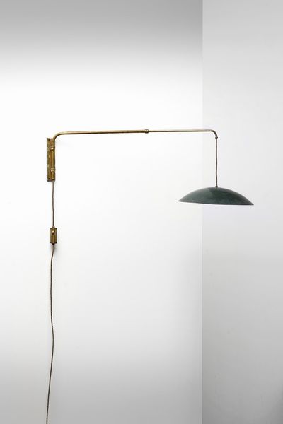 ARREDOLUCE : attribuito. Lampada da parete  - Asta Asta 378 | DESIGN E ARTI DECORATIVE DEL NOVECENTO - DESIGN Online - Associazione Nazionale - Case d'Asta italiane